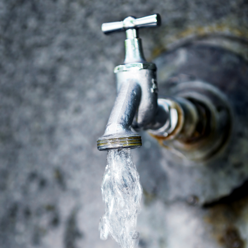 low pressure water tap