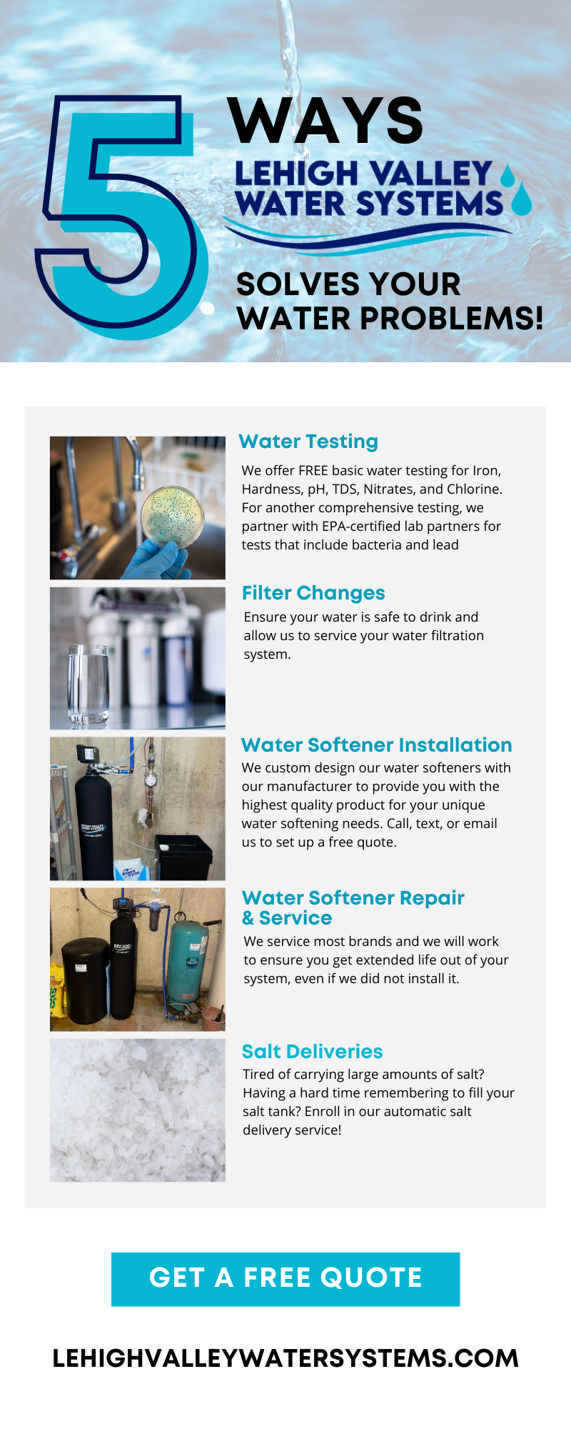 Five Ways We Solve Your Water Problems! 5