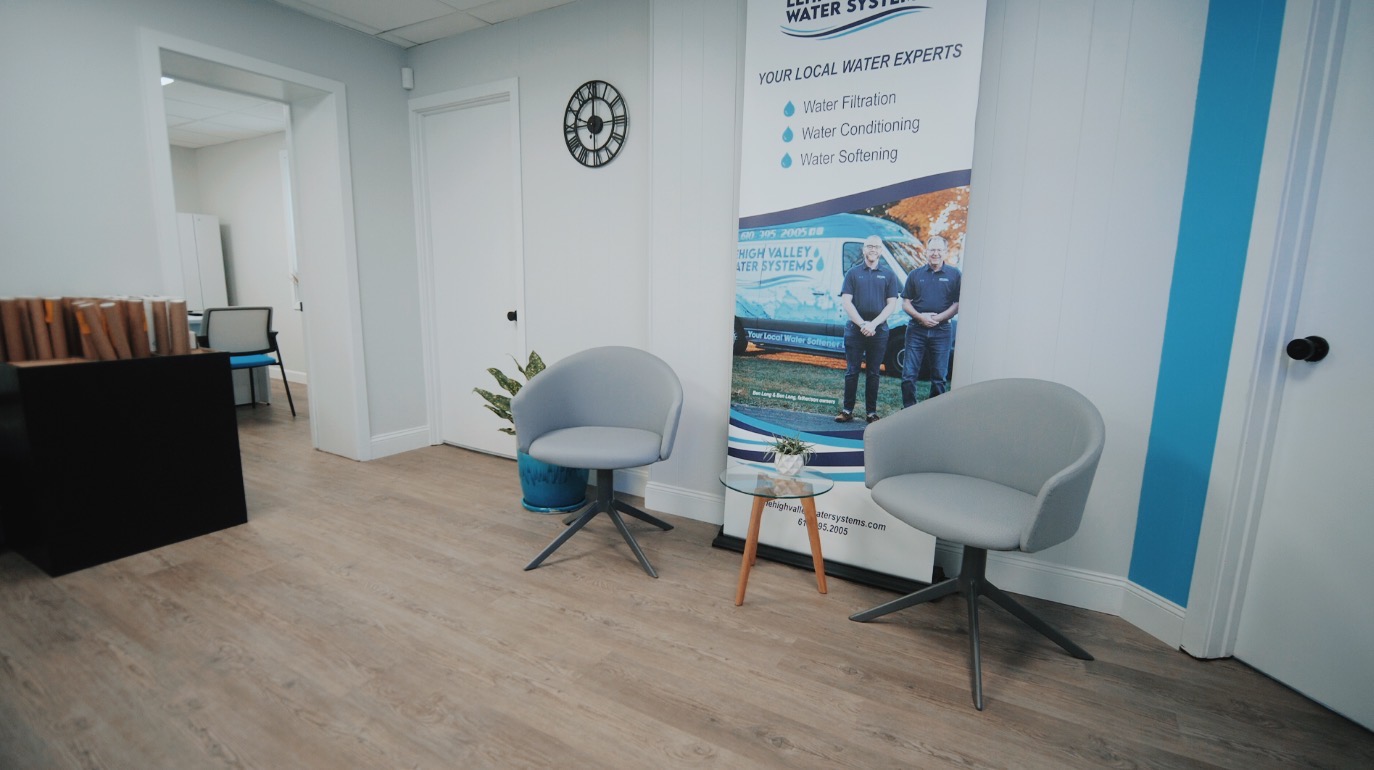 Interior of Lehigh Valley Water Systems office